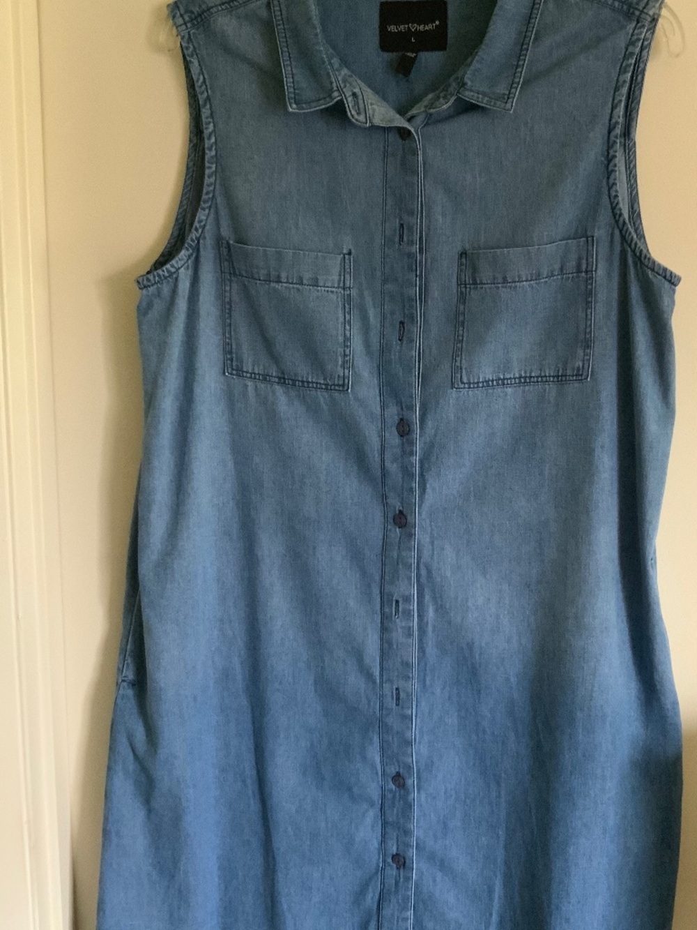 Velvet Heart Blue Denim Dress